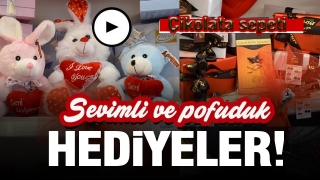 Isparta'da 14 şubat i&ccedil;in sevimli ayıcıklar ve &ccedil;ikolata &ccedil;eşitleri reyonlarda