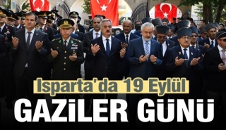 Isparta'da 19 Eylül Gaziler Günü 2019