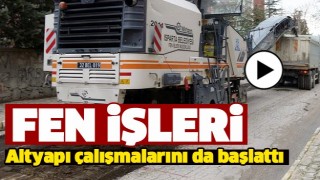 ISPARTA'DA ALTYAPI &Ccedil;ALIŞMALARI DA BAŞLADI