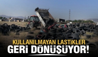 ISPARTA'DA ARA&Ccedil; LASTİK GERİ D&Ouml;N&Uuml;Ş&Uuml;M&Uuml; BAŞLADI