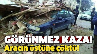 ISPARTA'DA ARACIN &Uuml;ST&Uuml;NE &Ccedil;ATI &Ccedil;&Ouml;KT&Uuml;!