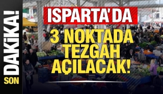 ISPARTA'DA BAYRAM ÖNCESİ PAZAR MESAİSİ