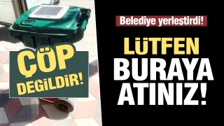 Isparta'da belirli alanlara tıbbi atık kutuları ve konteynerler yerleştirdi