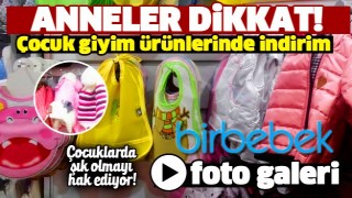 ISPARTA'DA  ÇOCUK VE BEBEK  GİYİMDE DEV İNDİRİM!