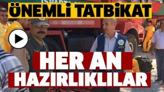 ISPARTA'DA &Ccedil;OK &Ouml;NEMLİ BİR TATBİKAT YAPILDI