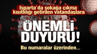 Isparta'da &ccedil;ok &ouml;nemli duyuru bu habere dikkat!