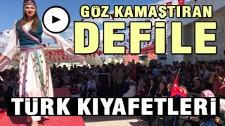ISPARTA'DA  GELENEKSEL T&Uuml;RK KIYAFETLERİ DEFİLESİ...