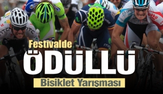 Isparta G&uuml;l Festivali'nde &ouml;d&uuml;ll&uuml; bisiklet yarışması