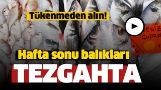 ISPARTA'DA HAFA SONU BALIKLARI TEZGAHTA