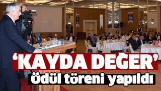 ISPARTA'DA ''KAYDA DEĞER'' &Ouml;D&Uuml;L T&Ouml;RENİ YAPILDI