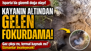 Isparta'da Kirazlıdere'de dikkat &ccedil;eken doğa olayı!