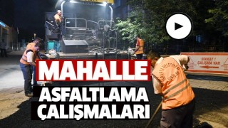 Isparta'da Mahallelerde Asfalt &ccedil;alışmaları devam ediyor