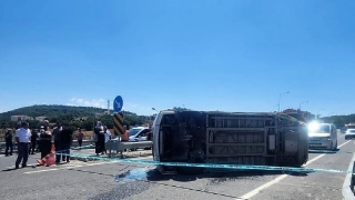 Isparta'da Minib&uuml;s Kazası