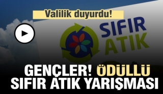 Isparta'da ödüllü Sıfır Atık Yarışmasına katılım duyurusu