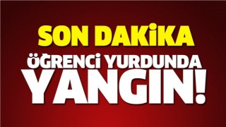 ISPARTA'DA &Ouml;ĞRENCİ YURDU YANGINI
