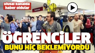 ISPARTA'DA &Ouml;ĞRENCİLERE VİZE D&Ouml;NEMİNDE YAPILAN S&Uuml;RPRİZ