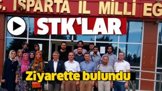 ISPARTA'DA STK'LAR MİLLİ EĞİTİM M&Uuml;D&Uuml;R&Uuml; &Ccedil;&Ouml;KER'E ZİYARETTE BULUNDU