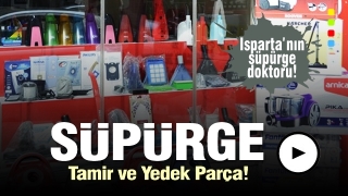 Isparta'da süpürge toz torbası satışı ve tamirat işlemi