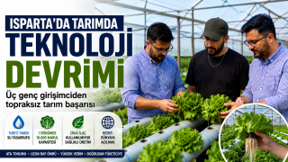 Isparta'da Tarımda Teknoloji Devrimi: &Uuml;&ccedil; Gen&ccedil; Girişimciden Topraksız Tarım Başarısı