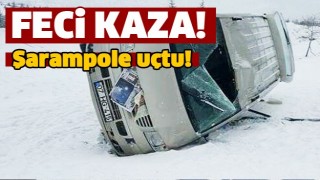 ISPARTA'DA TRAFİK KAZASI! ŞARAMPOLE U&Ccedil;TU