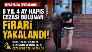 Isparta'da uyuşturucu su&ccedil;undan aranan h&uuml;k&uuml;ml&uuml; yakalandı