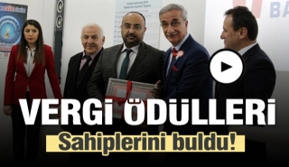 ISPARTA'DA VERGİ ÖDÜLLERİ SAHİPLERİNİ BULDU