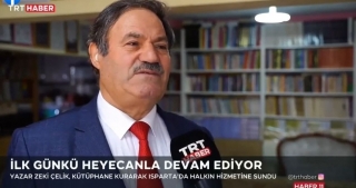 Isparta'da Yaşayan Zeki Çelik, 150 Kitap Yazarak Edebiyat Dünyasına Damga Vurdu