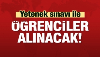 Isparta'da Yetenek Sınavı ile öğrenciler alınacak!