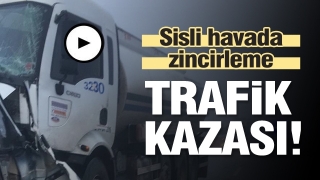 ISPARTA'DA ZİNCİRLEME TRAFİK KAZASI
