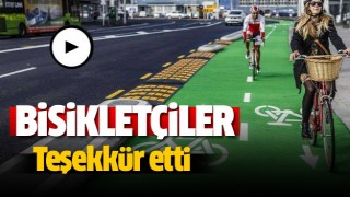 Ispartalı bisiklet&ccedil;iler yol i&ccedil;in teşekk&uuml;r etti