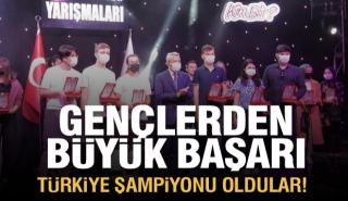 Ispartalı Gen&ccedil;lerden B&uuml;y&uuml;k Başarı T&uuml;rkiye Şampiyonu oldular