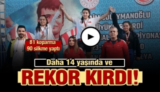 Isparta'nın halterde rekor kıran T&uuml;rkiye başarısı...