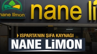 Isparta'nın şifa kaynağı nane limon aktar