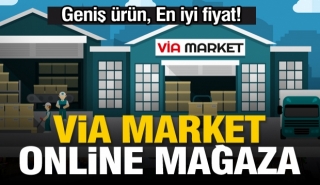 Isparta'nın yeni &ccedil;evrimi&ccedil;i alışveriş mağazası Via Market!
