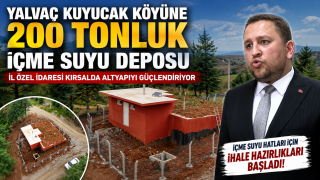 Isparta'ya 200 Tonluk İçme Suyu Deposu