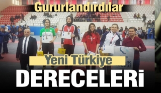 Isparta'ya bilek güreşinde yeni Türkiye dereceleri geldi