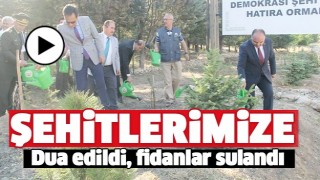 ISPARTA'DA ŞEHİTLERİMİZE DUA EDİLDİ