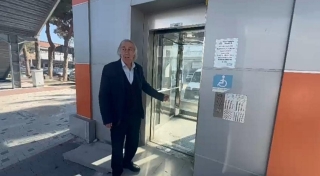 İyi Parti Belediye Başkan Adayı Ahmet Tural'ın M&uuml;dahalesiyle Şehir Hastanesi Asans&ouml;r&uuml; Tekrar Hizmete A&ccedil;ıldı