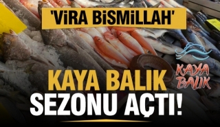 Kaya Balık Sezonu Açtı:  ''Vira Bismillah'' Vatandaş Balık Yesin!