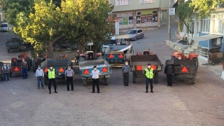 KE&Ccedil;İBORLU İL&Ccedil;ESİNDE 50 TRAKT&Ouml;RE REFLEKT&Ouml;R TAKILDI