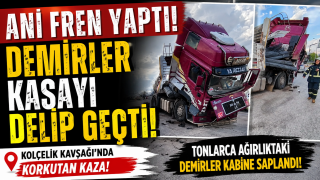 Kol&ccedil;elik Kavşağı&rsquo;nda Korkutan Kaza