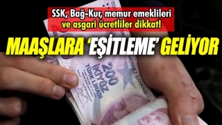 Maaş Eşitleme Form&uuml;l&uuml; Geliyor
