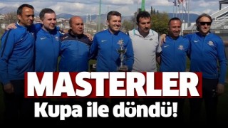 Masterler Eğirdir&rsquo;e &uuml;&ccedil;&uuml;nc&uuml;l&uuml;k kupası ile d&ouml;nd&uuml;  
