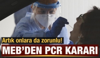 MEB'DEN YENİ PCR TESTİ KARARI