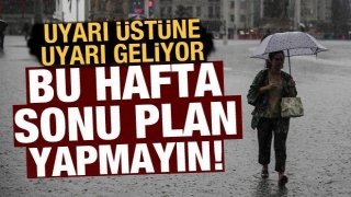 METEOROLOJİK UYARI - DİKKATLİ VE TEDBİRLİ OLUNMASI 