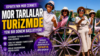 Mor Tarlalar Isparta'nın Turizm Yıldızını Parlatıyor