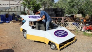  Motosiklet motorundan araba yaptılar   