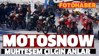 MOTOSNOW  YARIŞLARI ADRENALİN  DOLU DAKİKALARA SAHNE OLDU