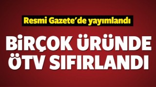 O &uuml;r&uuml;nlerde &Ouml;TV sıfırlandı