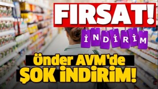 &Ouml;NDER AVM'DEN ŞOK İNDİRİM!
